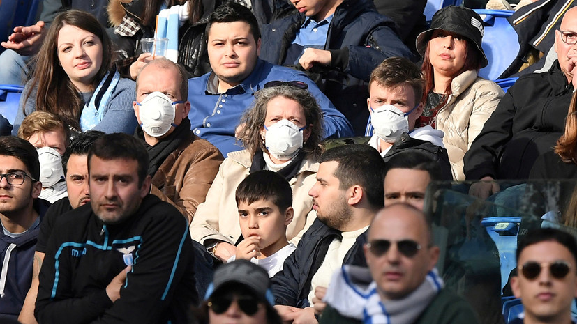 В Италии на месяц могут отменить спортивные мероприятия из-за коронавируса