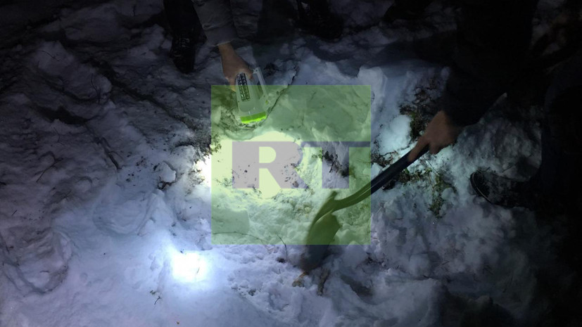 Появились фото с места обнаружения останков, предположительно, пропавшей Левченко