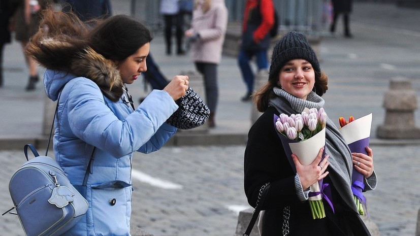 В Москве 8 марта ожидается до +10 °С