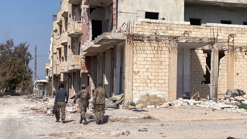 Сирийские военные нашли в Саракибе химические отравляющие вещества