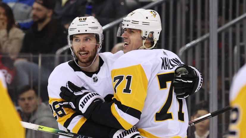 Малкин отметился дублем за шесть минут в матче с «Нью-Джерси»