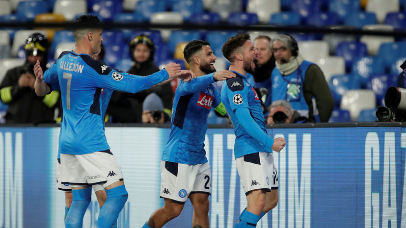 В «Наполи» намерены возобновить тренировки 25 марта, несмотря на карантин в Италии