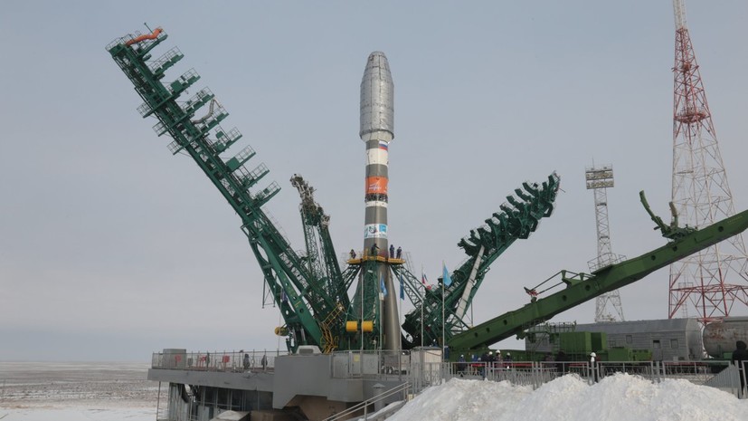 Россия вывела на орбиту 34 спутника OneWeb