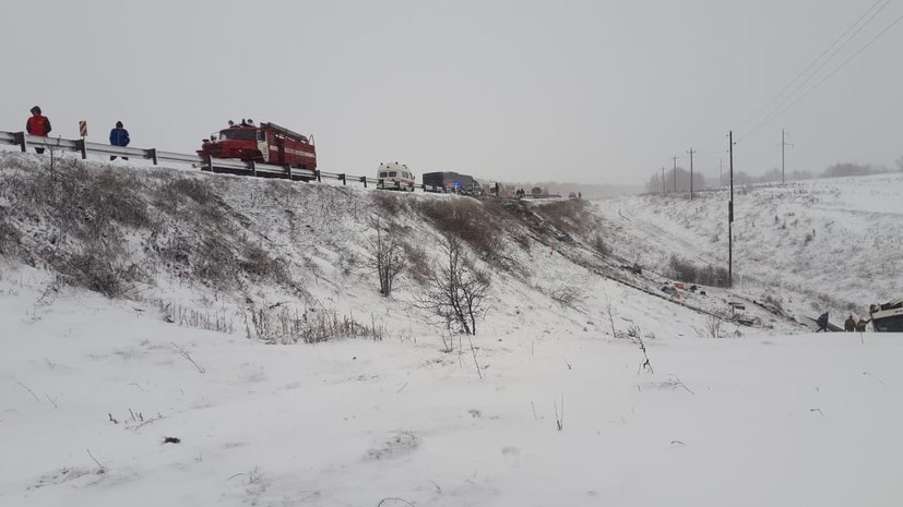 Четверо госпитализированы в тяжёлом состоянии после ДТП под Тамбовом