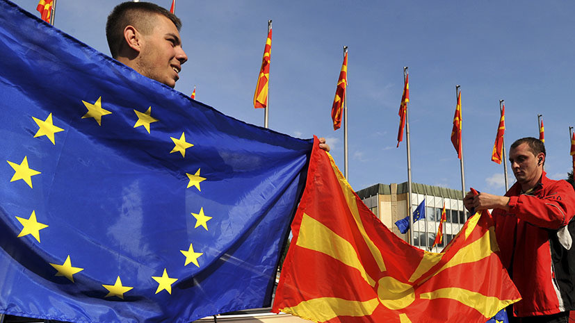 «Символический жест»: ЕС утвердил начало переговоров о членстве в объединении Албании и Северной Македонии