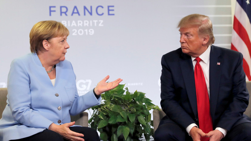 Меркель и Трамп обсудили ситуацию с коронавирусом