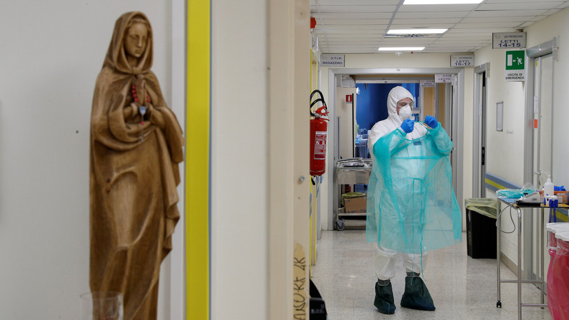 В Италии число подтверждённых случаев коронавируса превысило 100 тысяч
