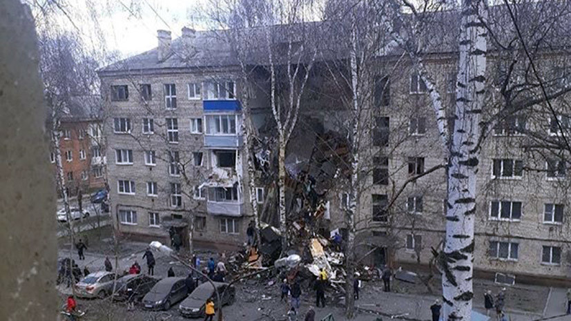 В Орехово-Зуеве произошло обрушение в жилом доме после взрыва газа