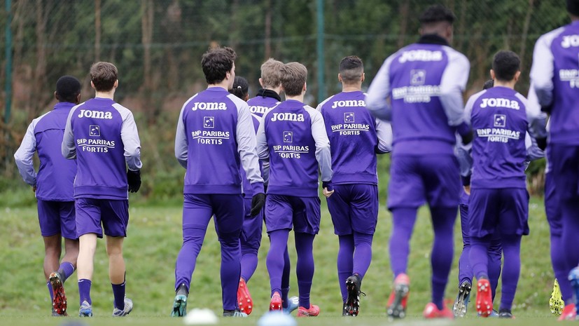 Футболисты «Андерлехта» вернутся к тренировкам 13 апреля