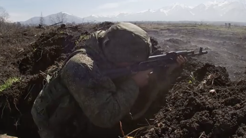 Мотострелки ЮВО провели учения на Кавказе