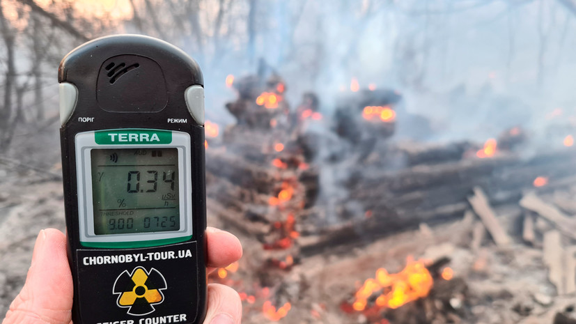 В МЧС оценили радиационный фон в Брянской области на фоне пожара в зоне ЧАЭС