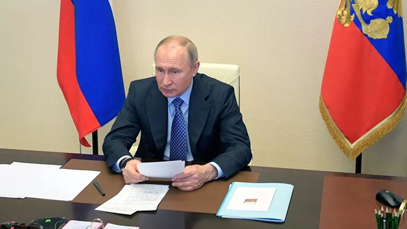 Путин: шока для госуправления из-за коронавируса быть не должно