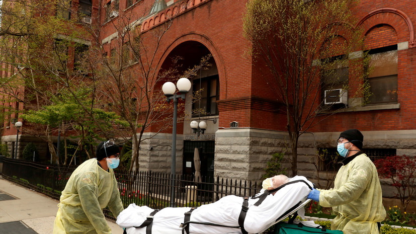 В штате Нью-Йорк за сутки от коронавируса скончались 478 человек