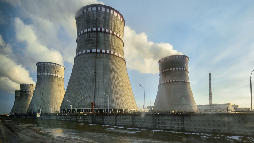 На Украине сообщили об отключении атомного блока Ровенской АЭС