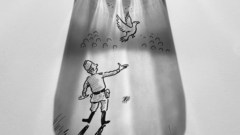 «Тенелогия» Винсента Баля: известный бельгийский режиссёр посвятил Победе иллюстрации в уникальной технике света и тени