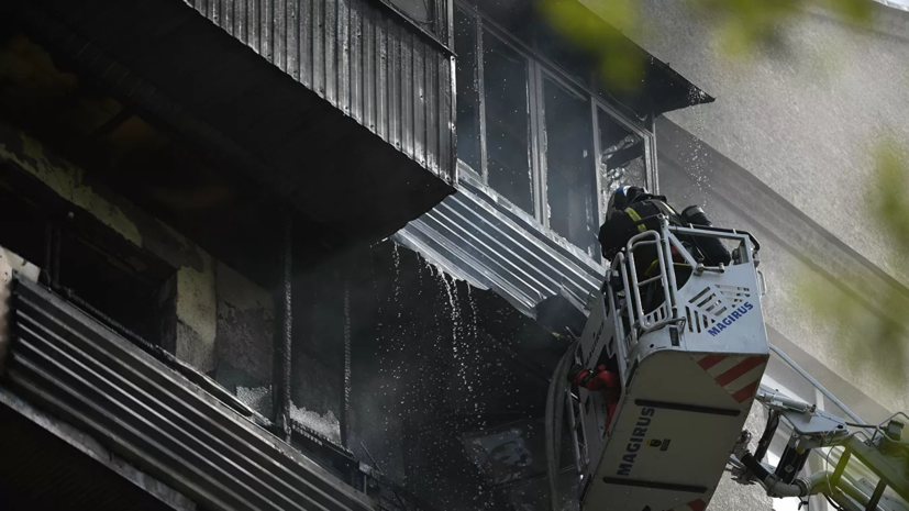 Один человек погиб при пожаре в жилом доме в центре Москвы