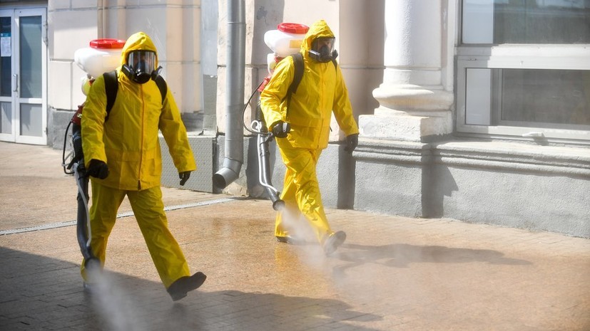 В Москве проведут масштабную дезинфекцию общественных пространств