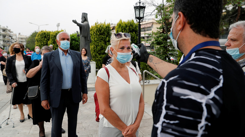 В Греции за сутки выявили 15 новых случаев коронавируса