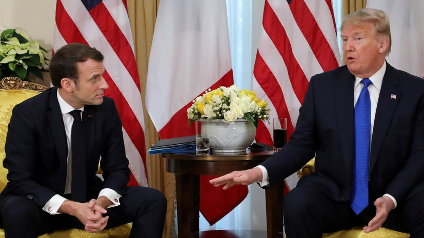 Трамп обсудил по телефону с Макроном проведение саммита G7