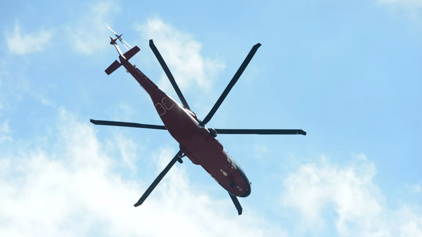 Опубликовано видео экстренной посадки вертолёта Ми-38 в Подмосковье