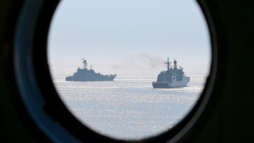 Большие десантные корабли ТОФ прибыли на Чукотку для учений