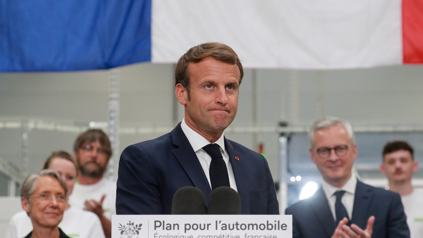 Макрон посетит Великобританию