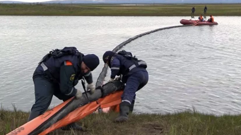 Почти 33 тысячи  кубометров водонефтяной смеси собрано под Норильском