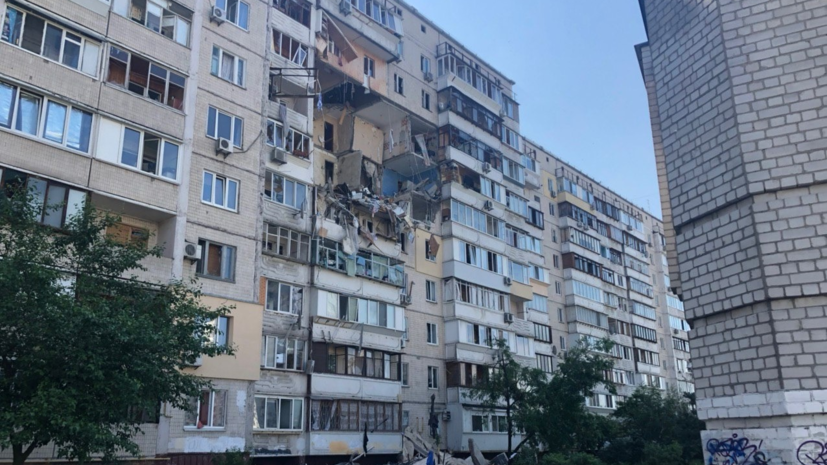 В Киеве произошёл взрыв газа в девятиэтажном доме