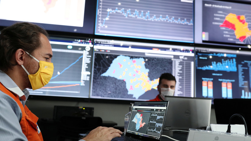 За сутки в Бразилии выявили почти 40 тысяч новых случаев COVID-19