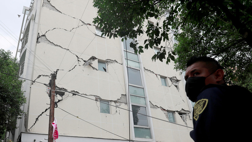 Число жертв землетрясения в Мексике увеличилось до шести
