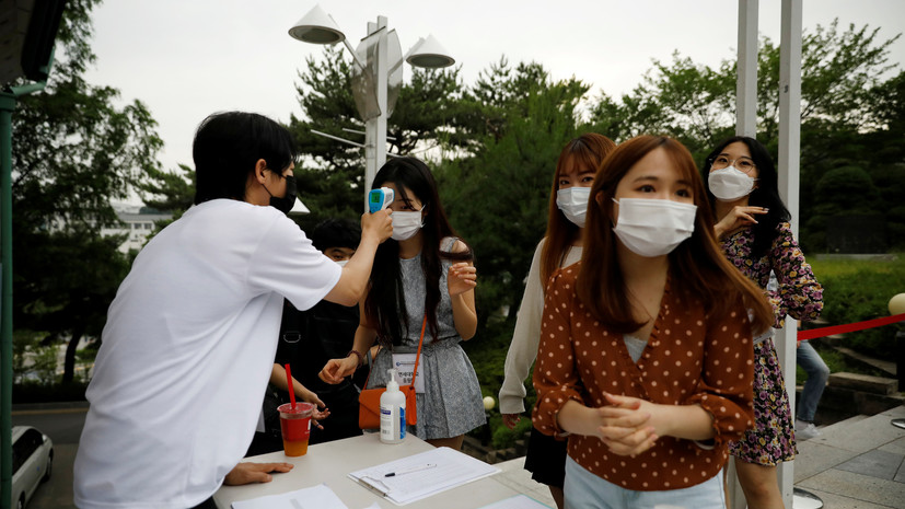 Более 50 новых случаев коронавируса зафиксировано в Южной Корее