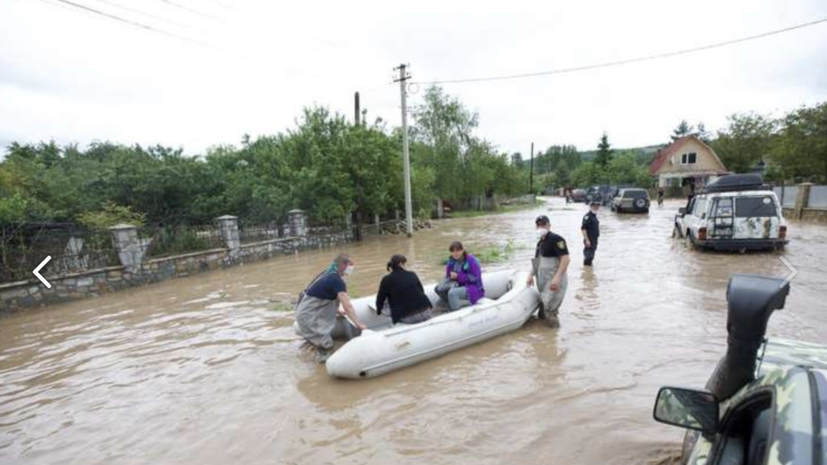 Почти 300 населённых пунктов подтоплены на западе Украины