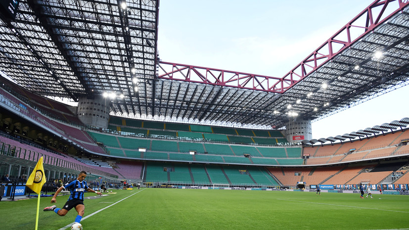 «Милан» отыгрался со счёта 0:2 в матче 29-го тура Серии А