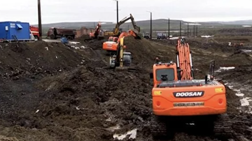 В Норильске вывезли ещё 2,9 тысячи тонн загрязнённого грунта