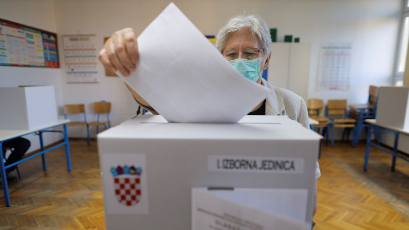 Явка на парламентские выборы в Хорватии составила 18%