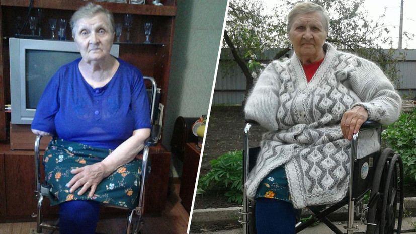В результате обстрела Донецка Лидия Широченко навсегда прикована к инвалидному креслу