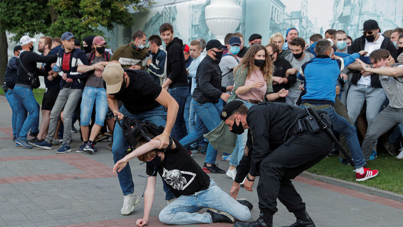 В Минске прошла несанкционированная акция протеста