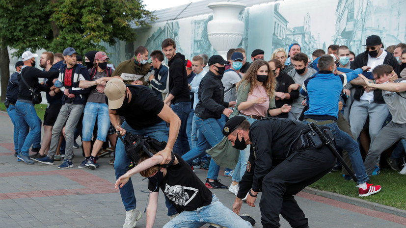 В Белоруссии на акциях протеста задержали более 250 человек