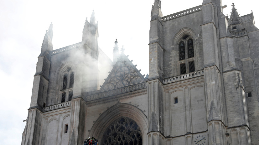 Во Франции провели первое задержание по делу о пожаре в Нанте