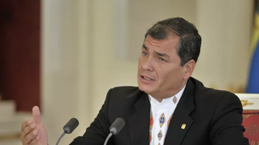 Экс-президент Эквадора оценил приостановку деятельности его партии