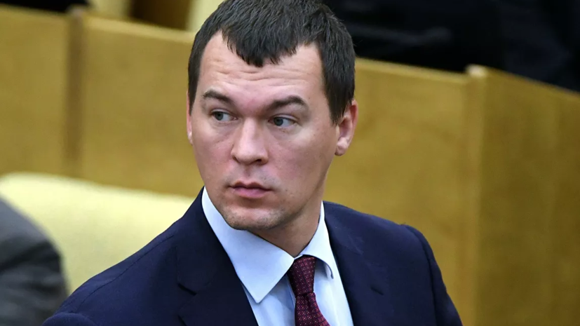 Дегтярёв прокомментировал своё назначение врио главы Хабаровского края