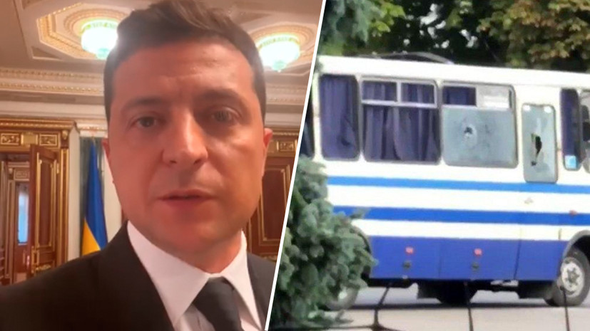Зеленский записал обращение по требованию захватившего автобус в Луцке