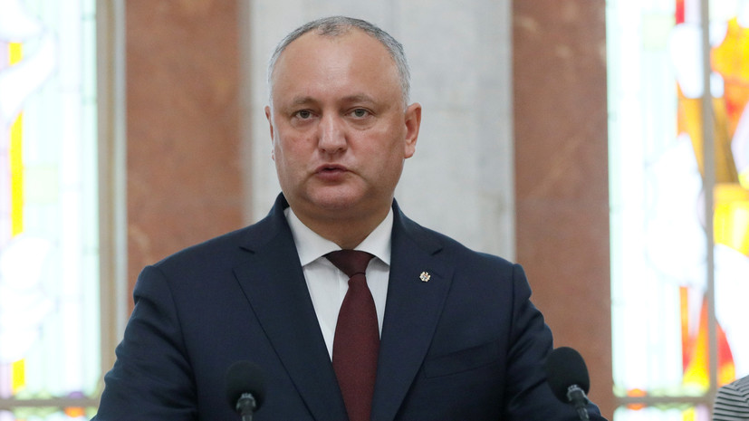 Додон: заседание межправкомиссии Молдавии и России пройдёт в октябре