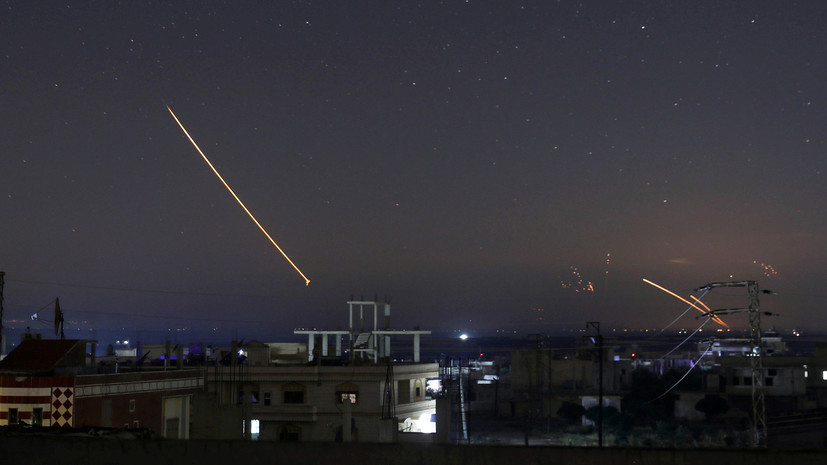 Армия Израиля сообщила об атаке по целям на юге Сирии
