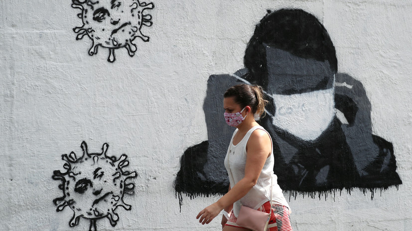 Число случаев заболевания коронавирусом в Бразилии превысило 2,44 млн