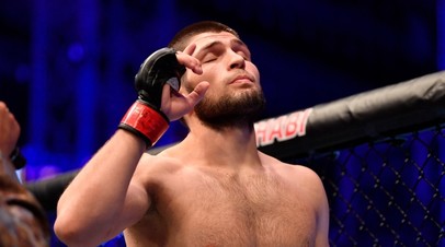 Чемпион UFC в лёгком весе Хабиб Нурмагомедов