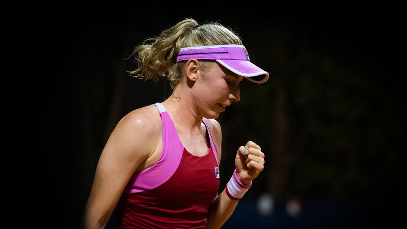 Александрова стартовала на турнире WTA в Палермо с победы над Младенович