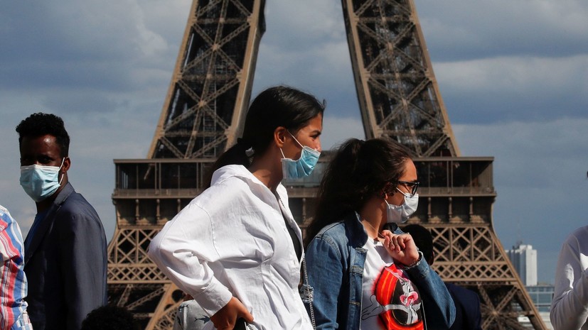 Во Франции за сутки подтверждено более тысячи случаев коронавируса