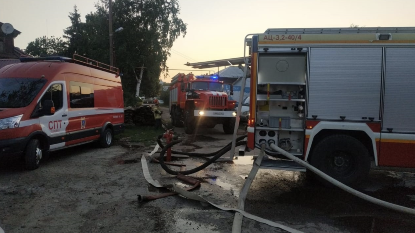 В Самаре локализовали пожар на месте возгорания десяти домов