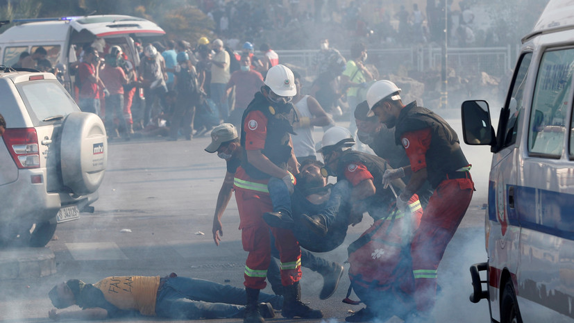 Число пострадавших на протестах в Бейруте превысило 170